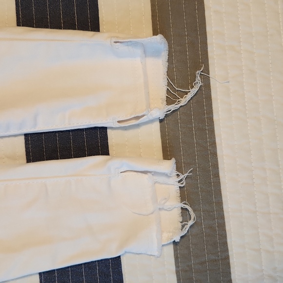 GAP girls stretch leggings, white, size 6. Adjustable waist. - Picture 6 of 6